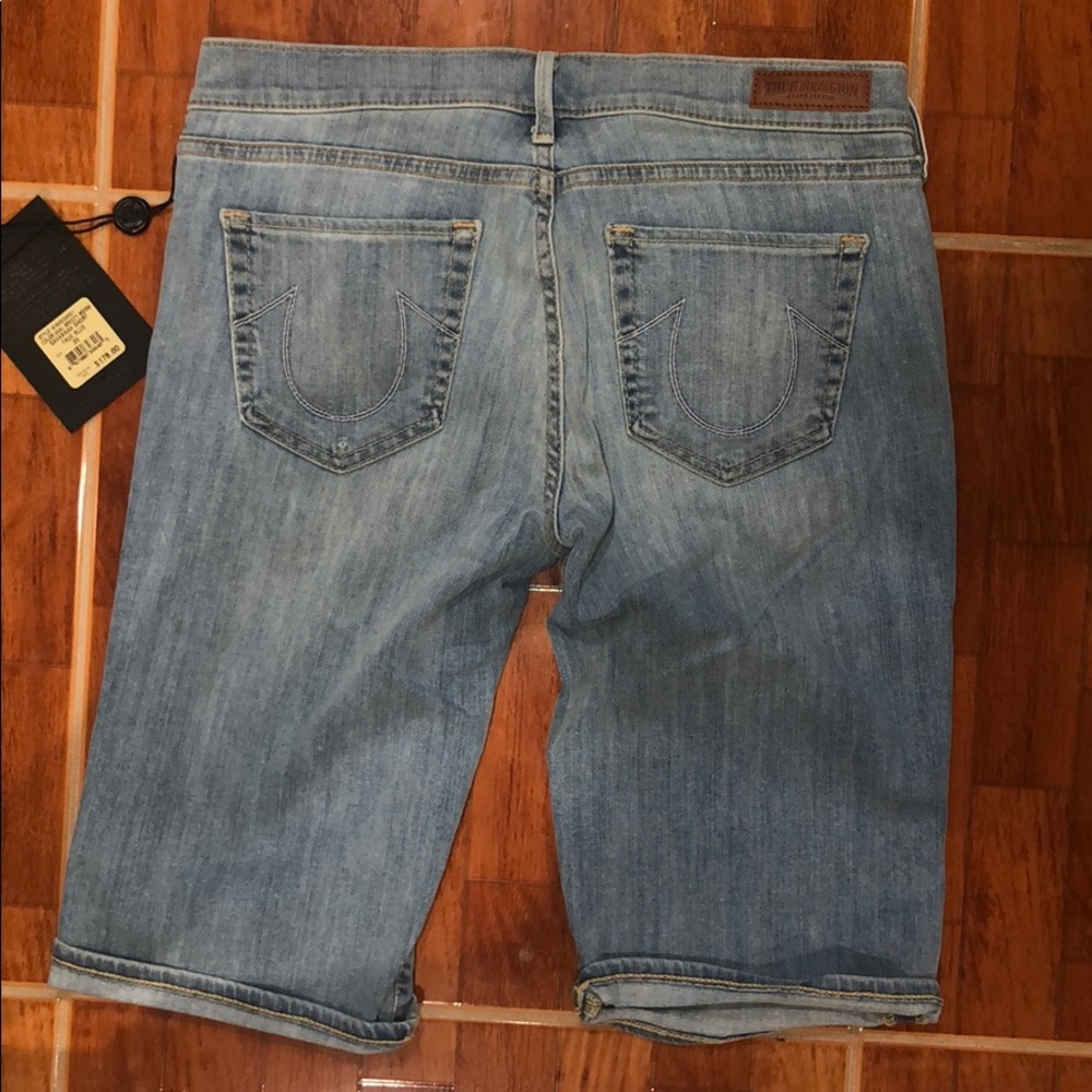 True Religion SAVANNAH SHORT TRUE BLUE - Picture 2 of 3